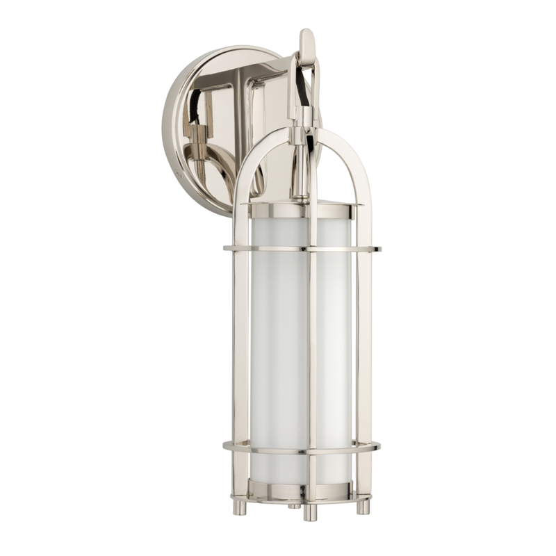 Portland Vanity Light Polished Nickel