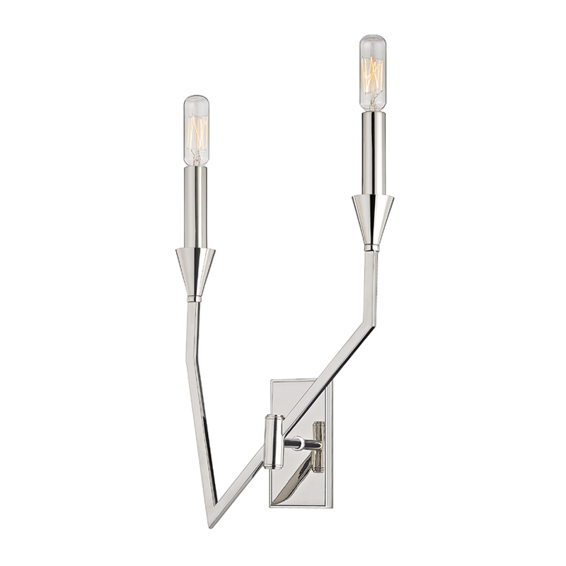 Archie Sconce Polished Nickel
