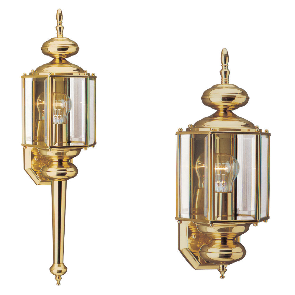 Classico Outdoor Wall Light Polished Brass