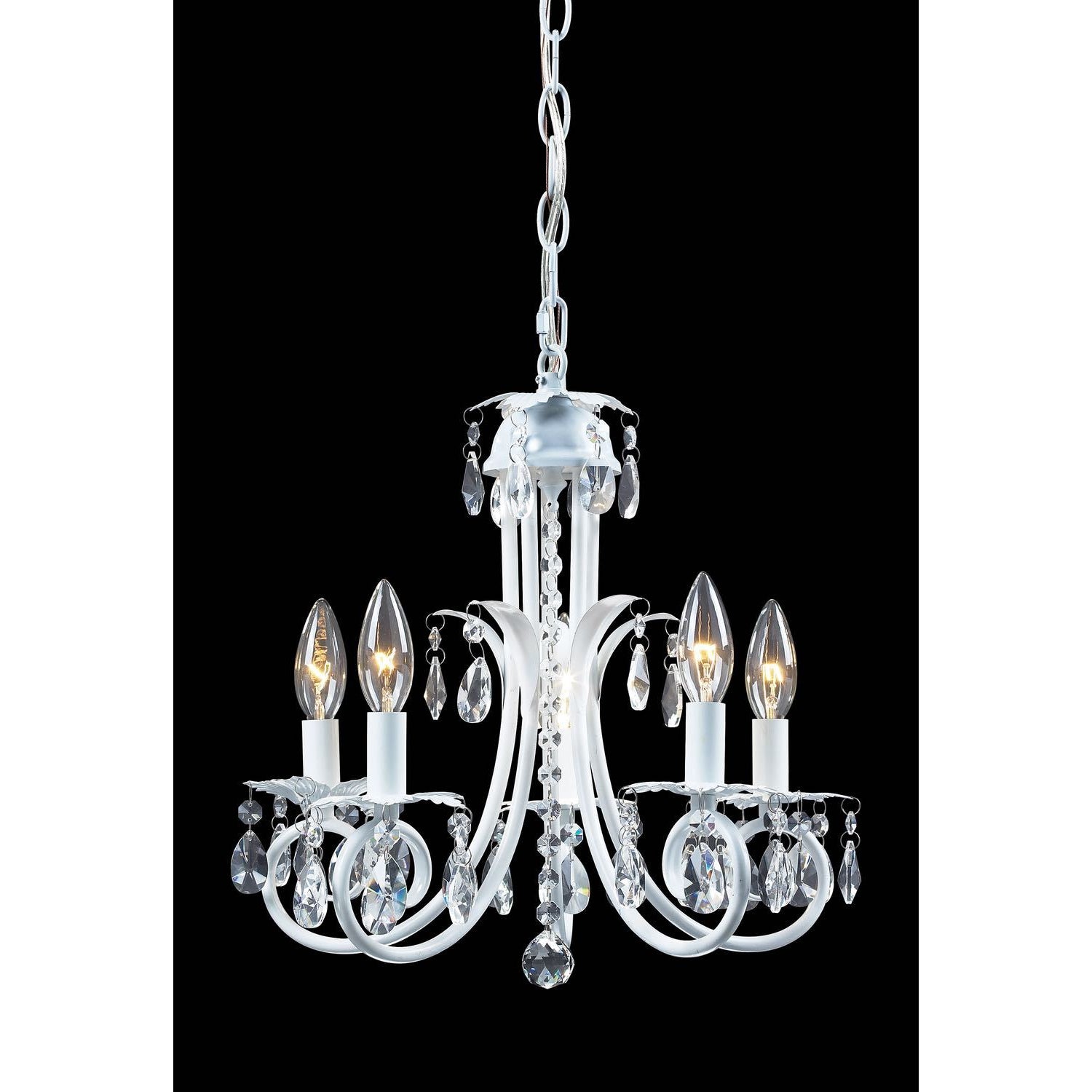 Pearl Chandelier Gloss White