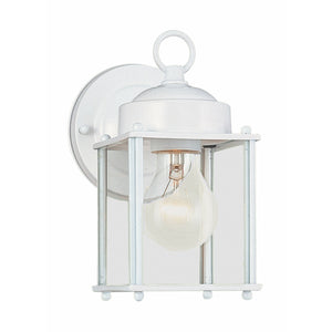 New Castle Outdoor Wall Light White
