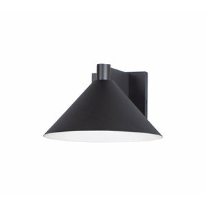 Conoid LED Outdoor Wall Light Black