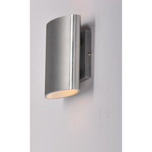 Lightray LED Outdoor Wall Light Brushed Aluminum