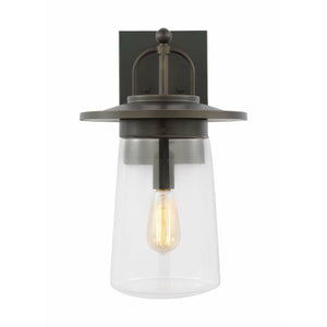 Tybee Large 1-Light Outdoor Wall Light (with Bulb)