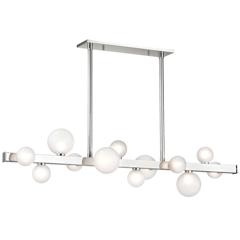 Mini Hinsdale Linear Suspension Polished Nickel
