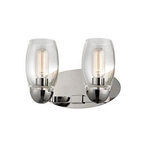 Pamelia Vanity Light Polished Nickel