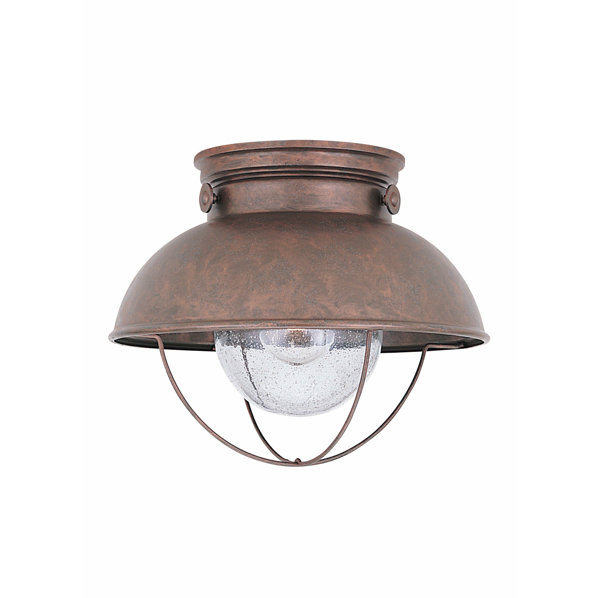 Sebring Outdoor Ceiling Light Weathered Copper