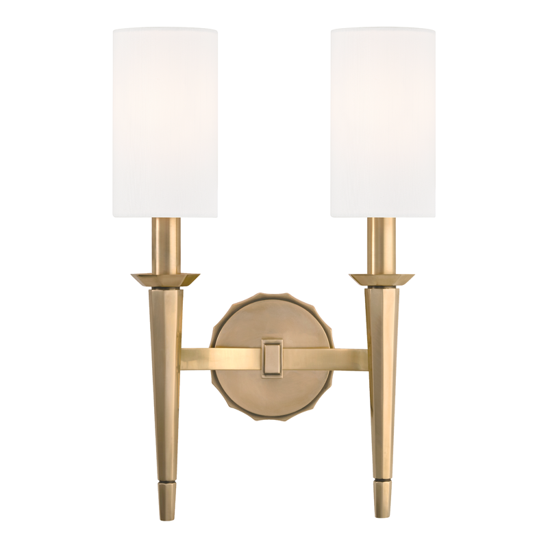 Tioga Sconce Aged Brass