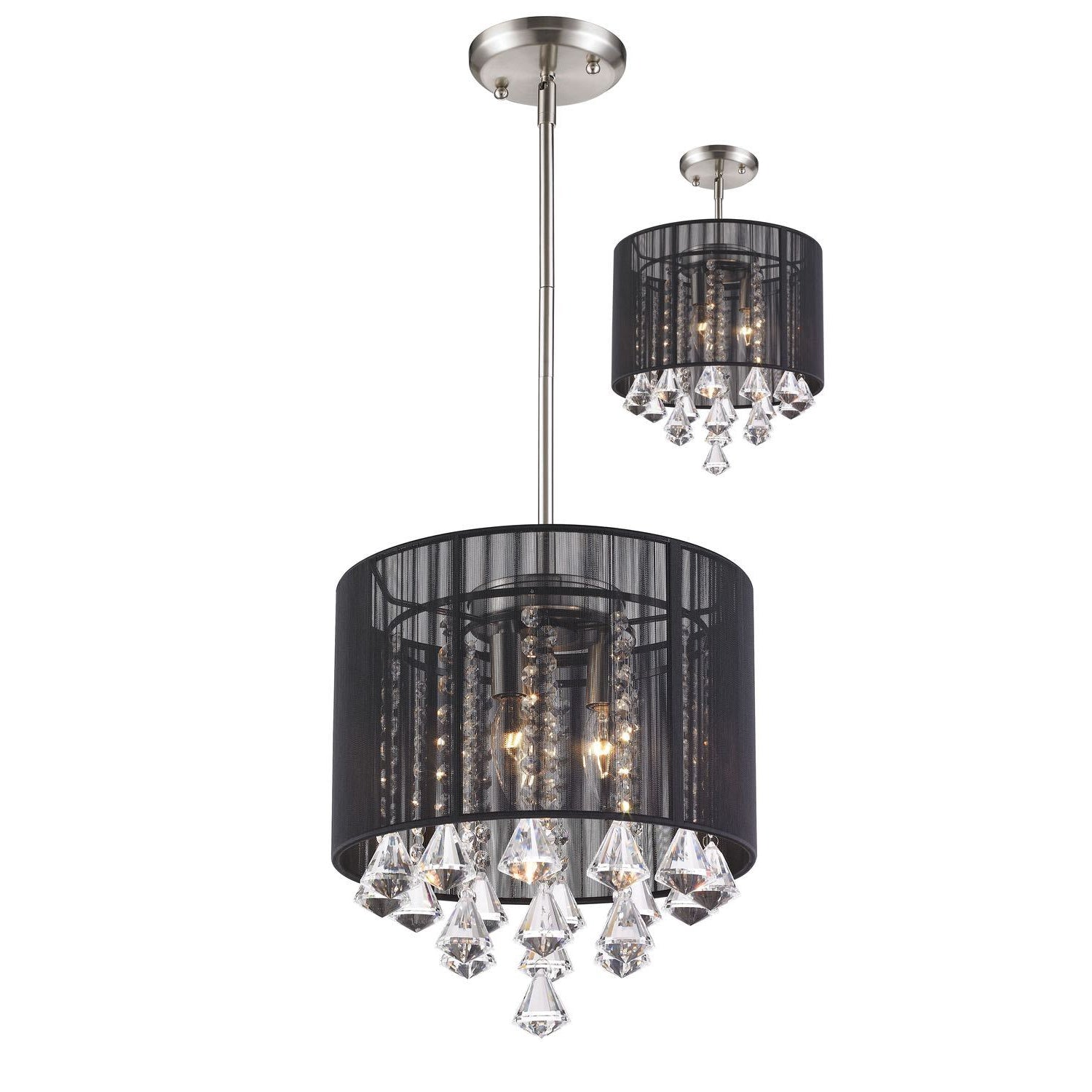 Aura Pendant Brushed Nickel