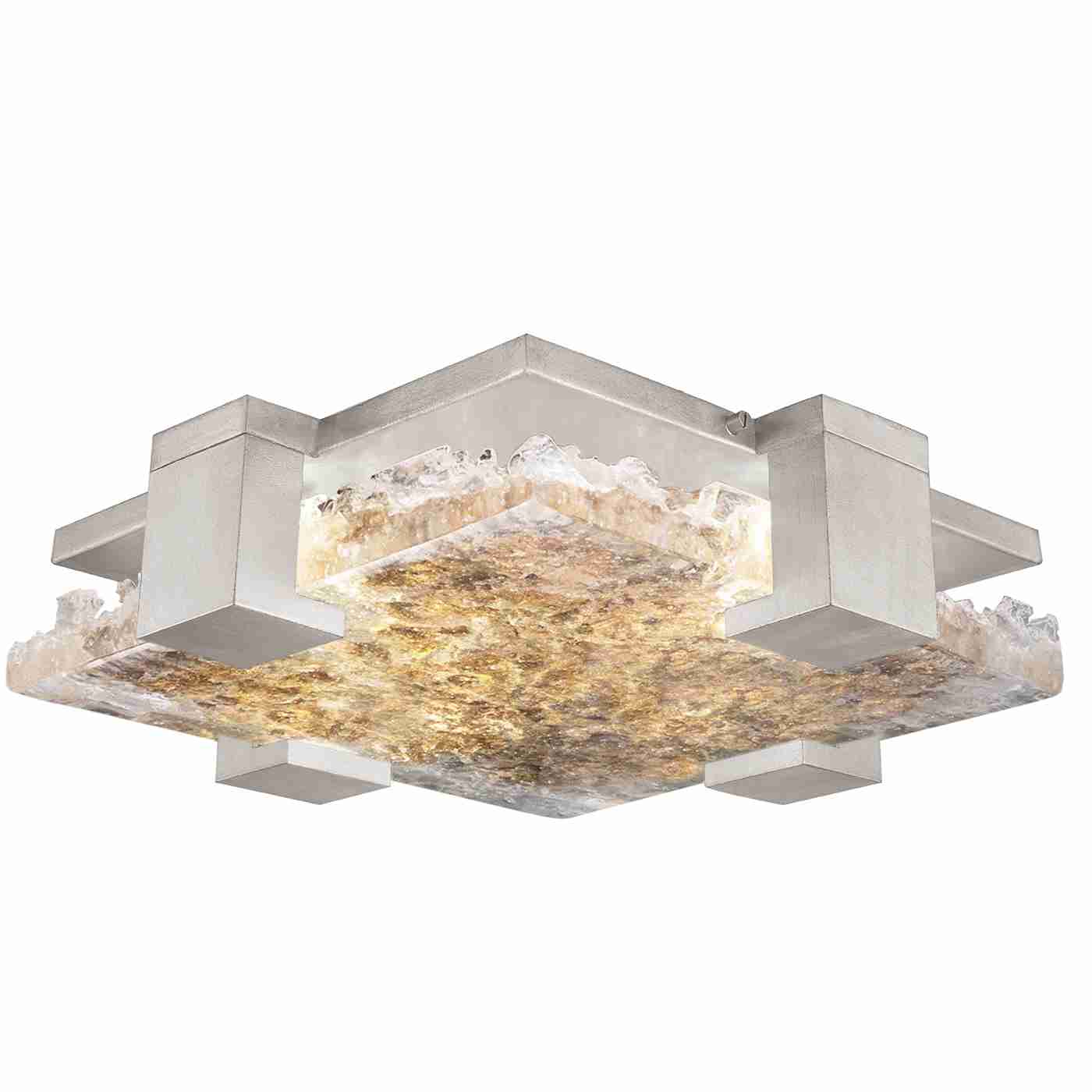 Terra Flush Mount Silver