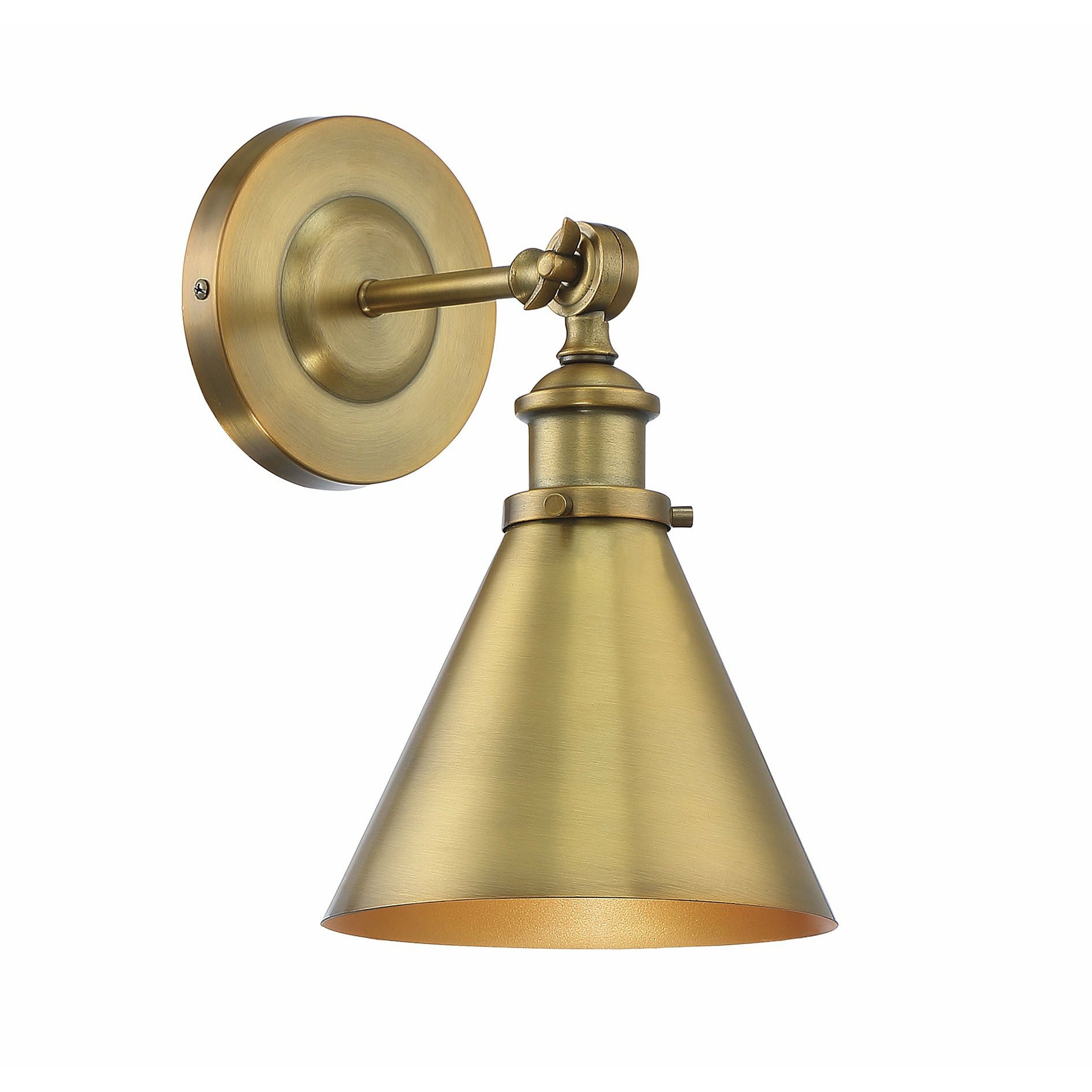 Glenn Sconce Warm Brass