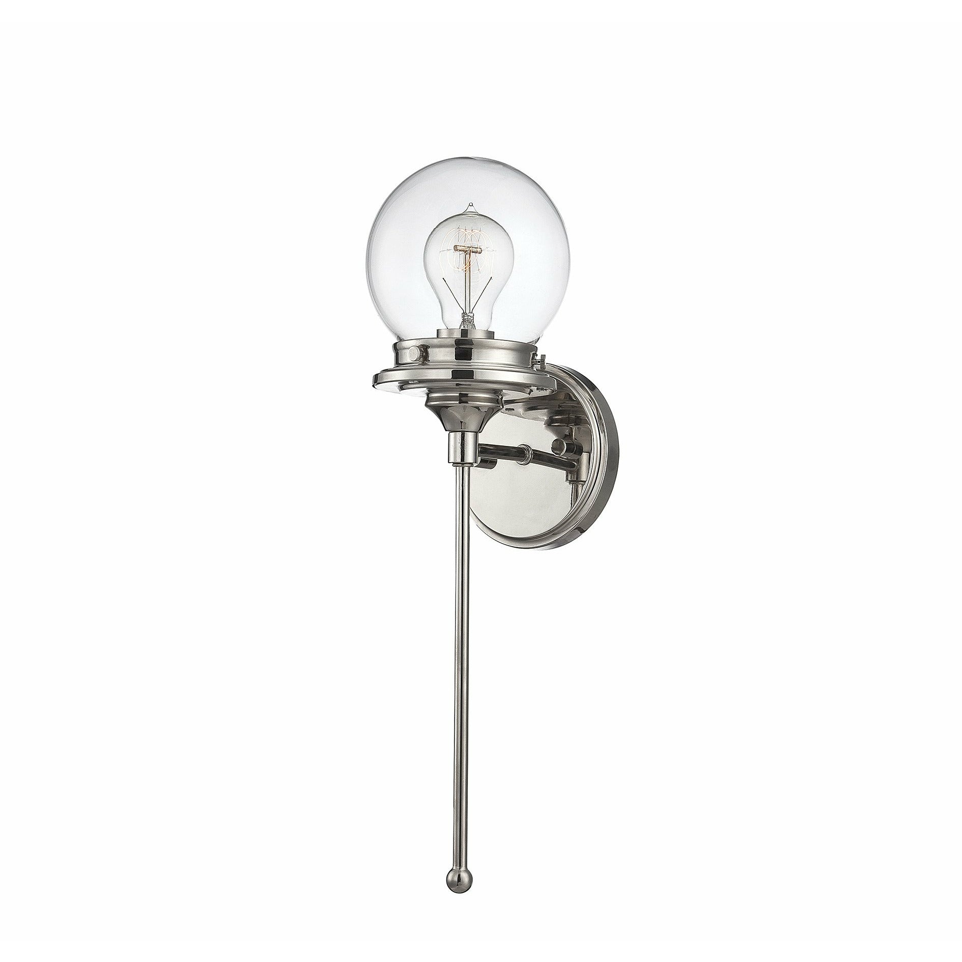 Downing Sconce Polished Nickel
