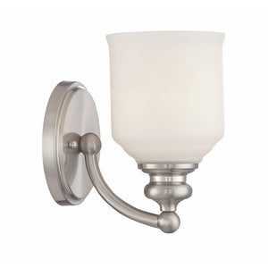 Melrose Sconce Satin Nickel