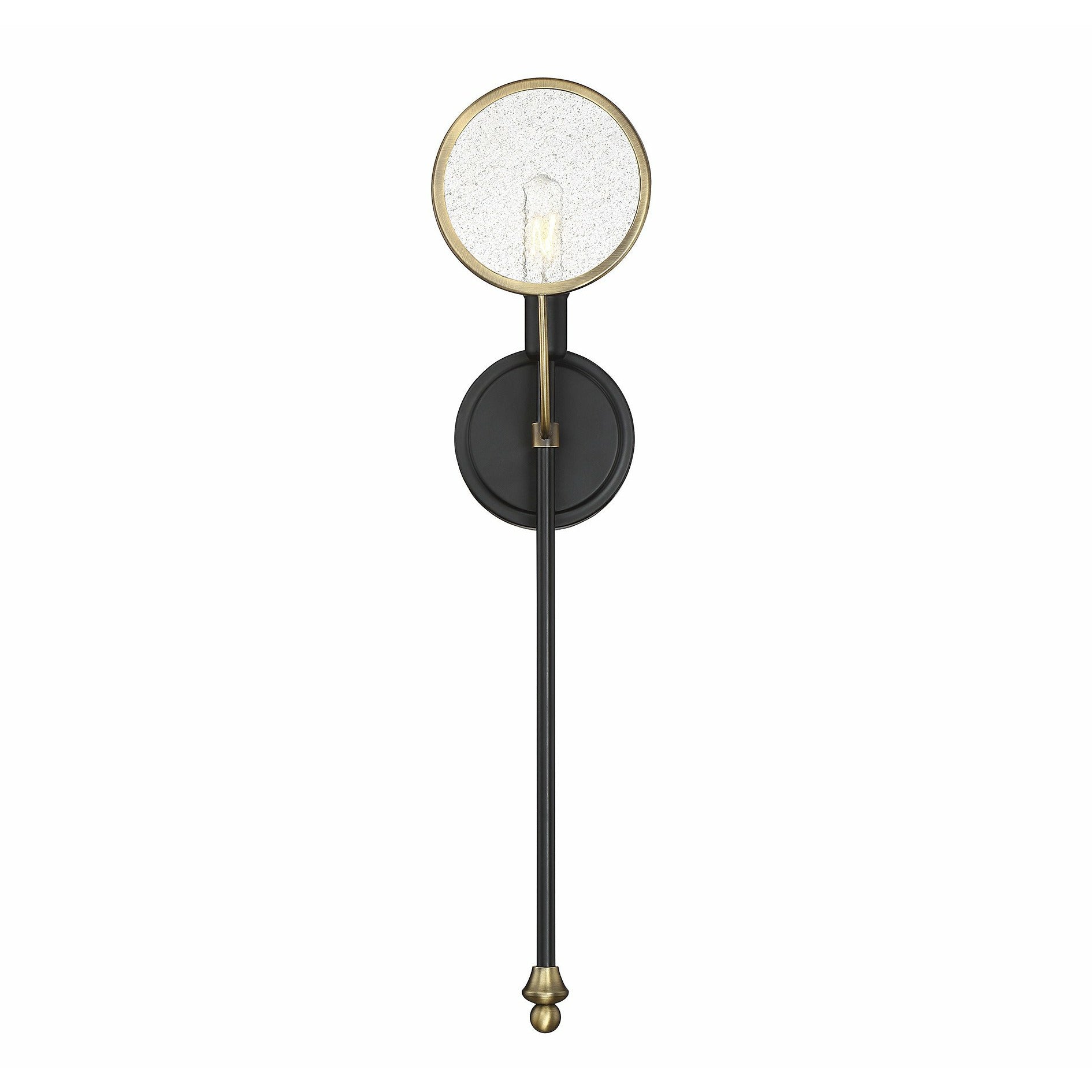 Oberyn Sconce Vintage Black w/ Warm Brass