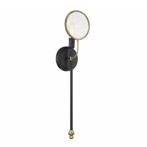 Oberyn Sconce Vintage Black w/ Warm Brass
