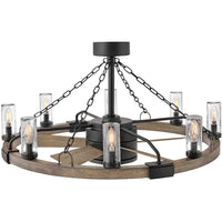 Sawyer 36" with 28" LED Fandelier