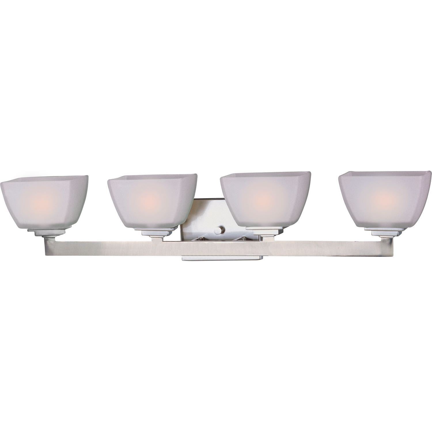 Angle Vanity Light Satin Nickel