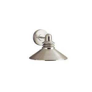 Grenoble Outdoor Wall Light Brushed Nickel