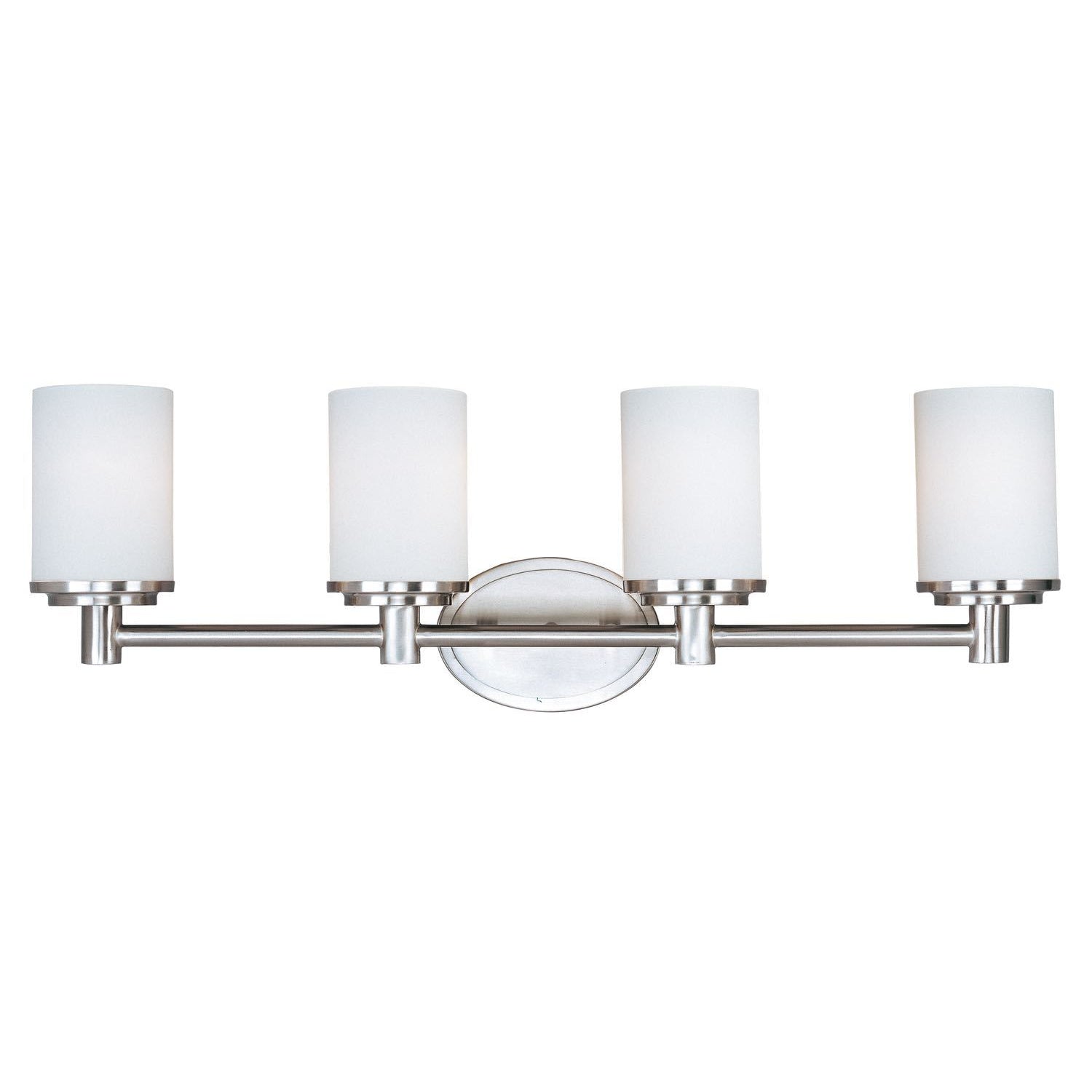 Cylinder Vanity Light Satin Nickel