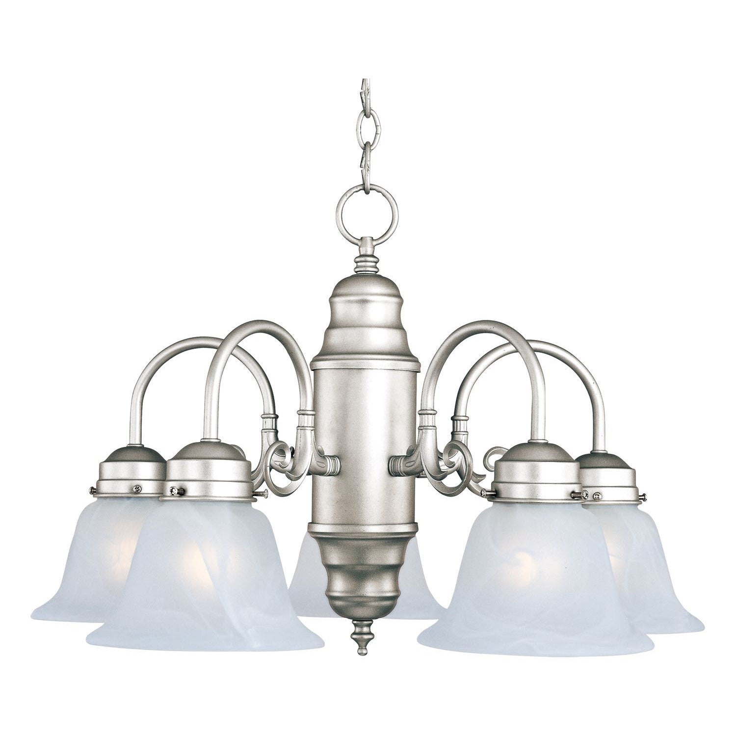 Builder Basics Chandelier Satin Nickel