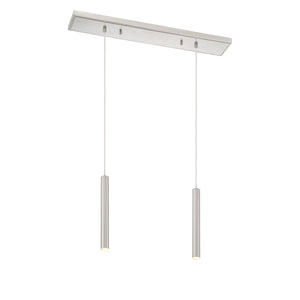 Forest Linear Suspension Brushed Nickel