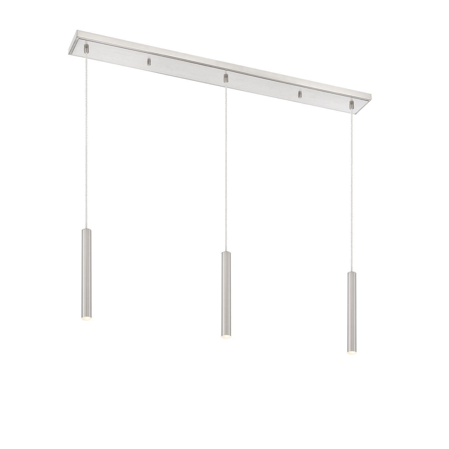 Forest Linear Suspension Brushed Nickel