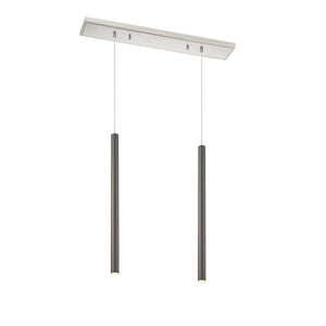 Forest Linear Suspension Brushed Nickel