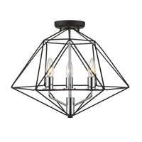 Geo Semi Flush Mount