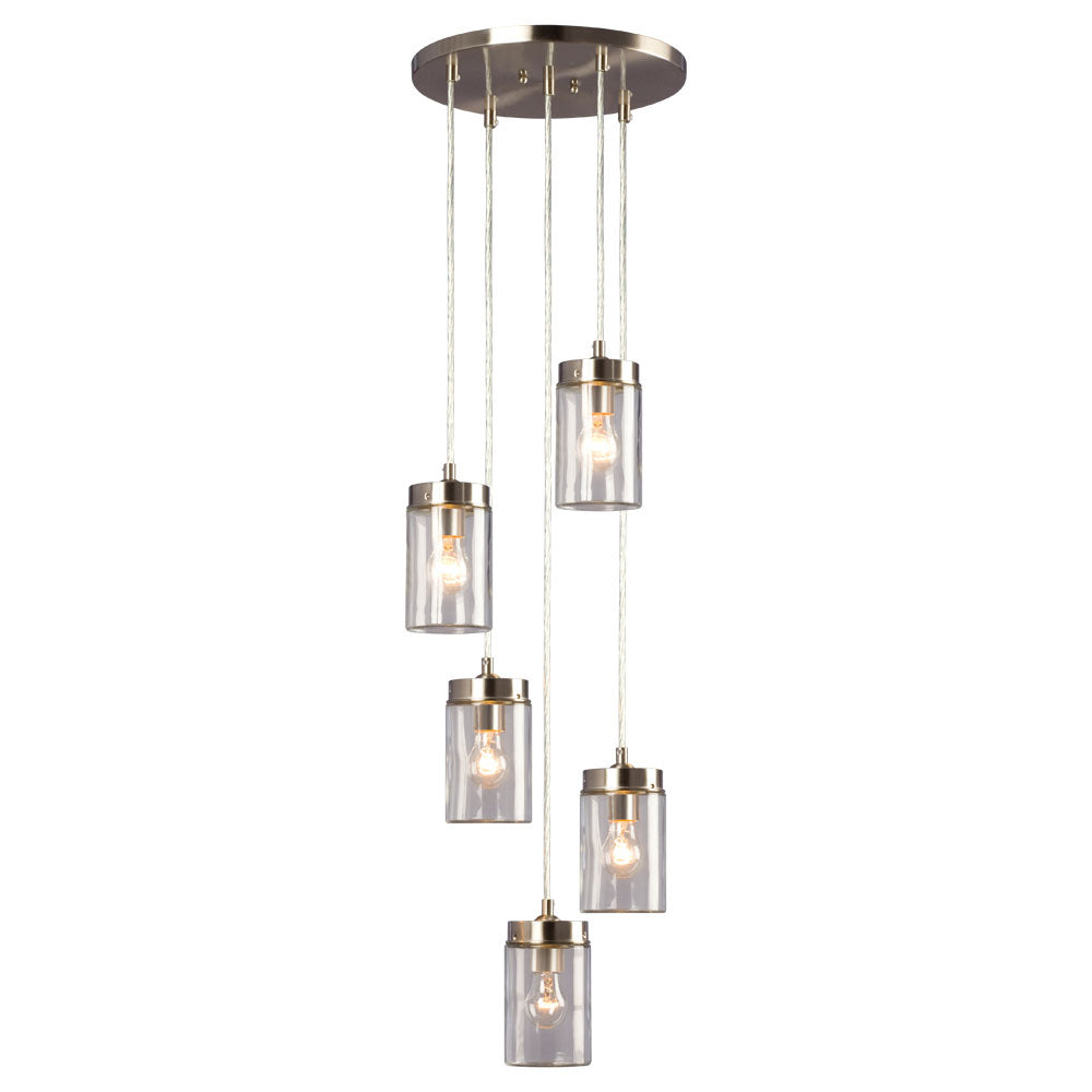 Quentin Pendant Brushed Nickel