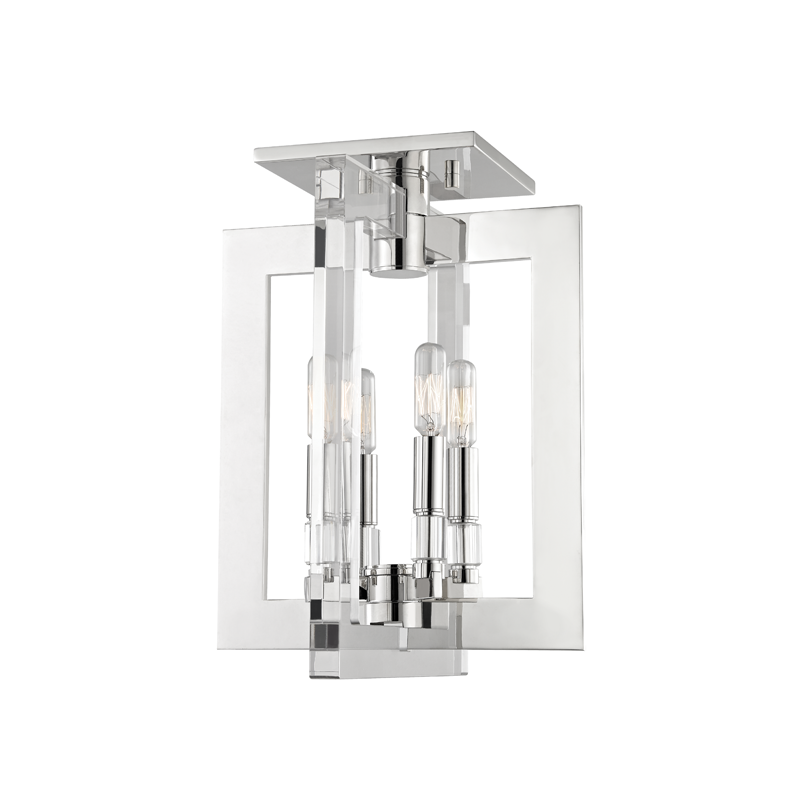 Wellington Flush Mount Polished Nickel