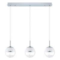 Montefio 1 3-Light LED Linear Suspension