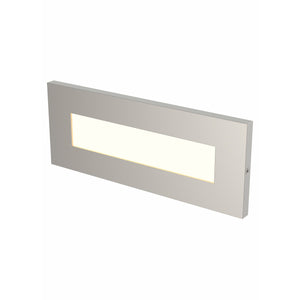 LED Brick Landscape Lighting Satin Nickel