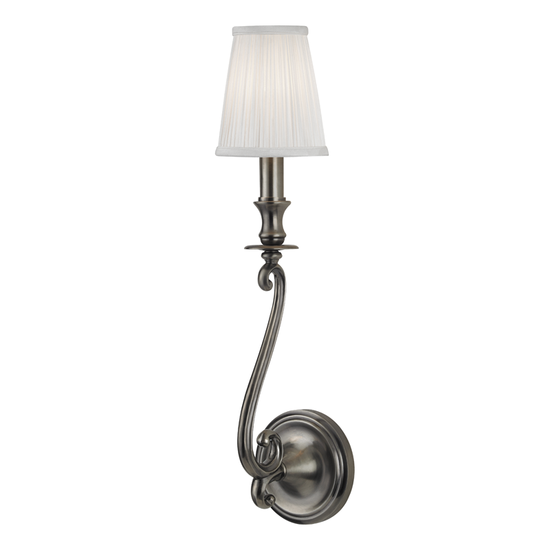 Meade Sconce Historic Nickel