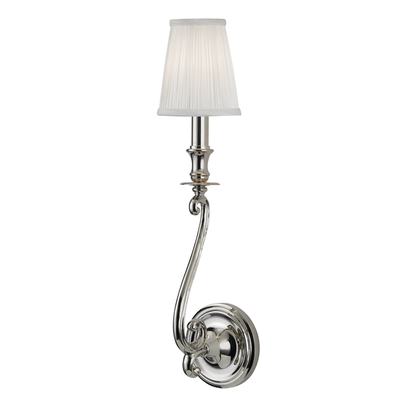 Meade Sconce Polished Nickel