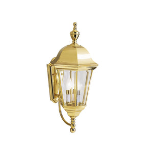 Grove Mill Outdoor Wall Light Polished Brass