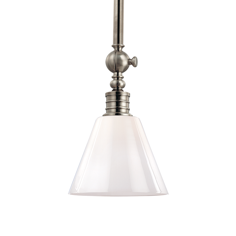 Darien Mini Pendant Historic Nickel