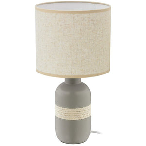 Sorita 1 Table Lamp Grey & Beige