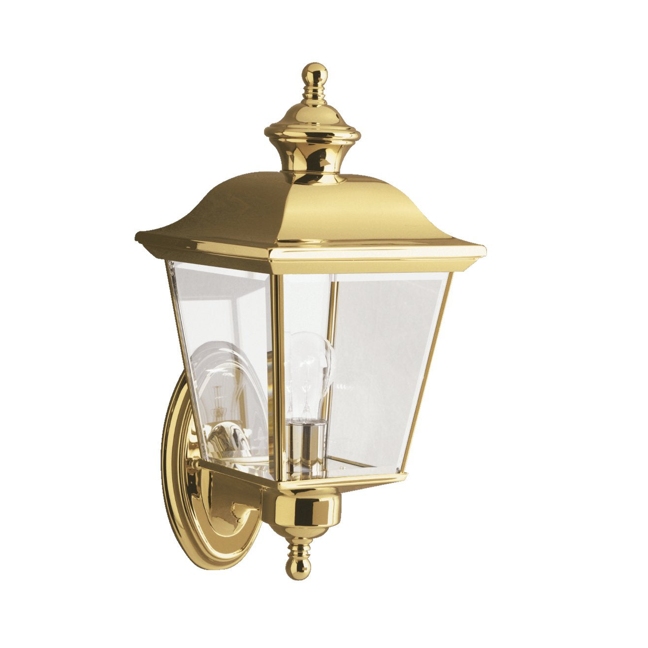 Bay Shore Outdoor Wall Light Polished Brass