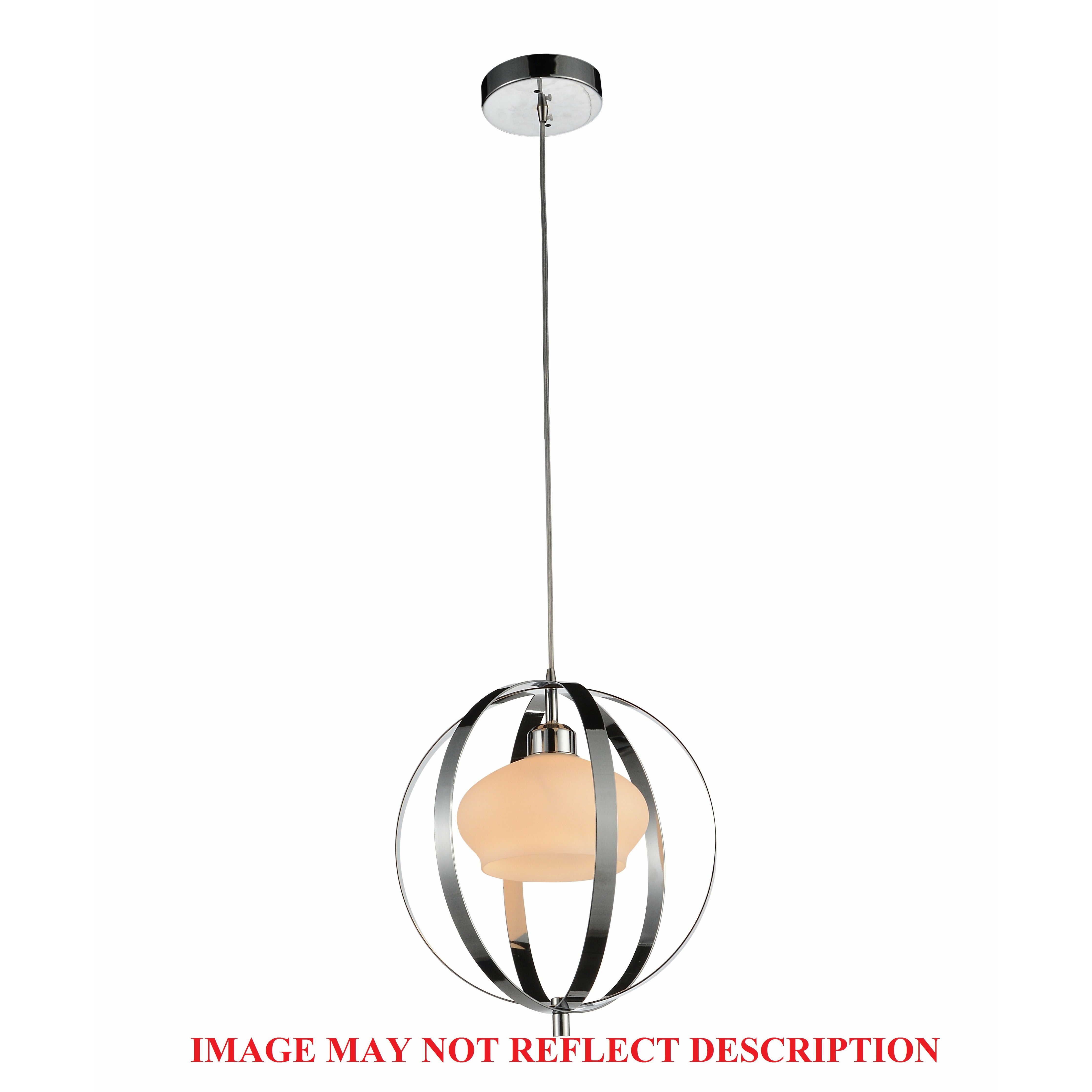 Dahlia Mini Pendant Satin Nickel