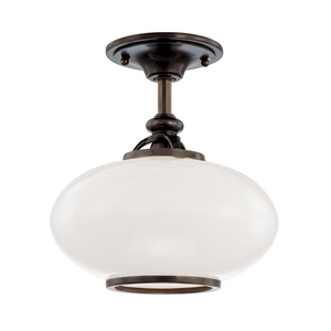 Canton Semi Flush Mount Old Bronze