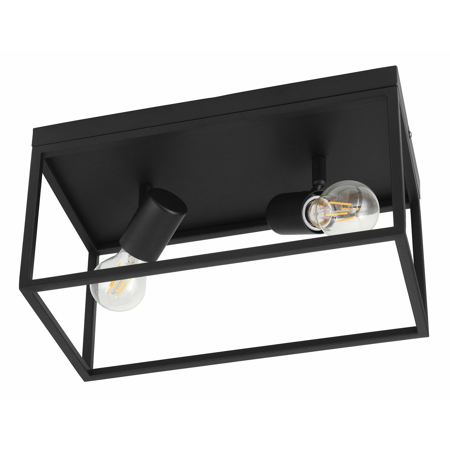 Silentina Flush Mount Black