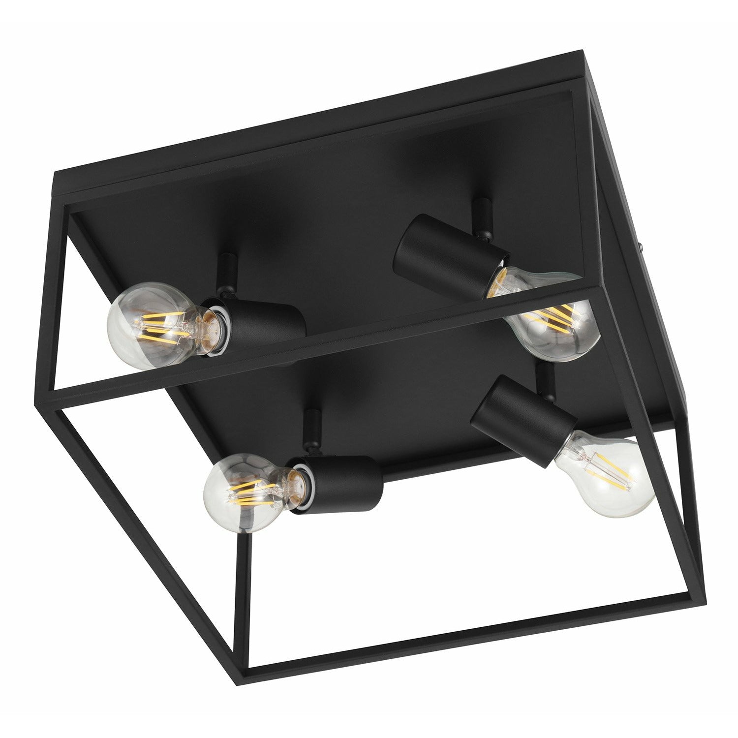 Silentina Flush Mount Black