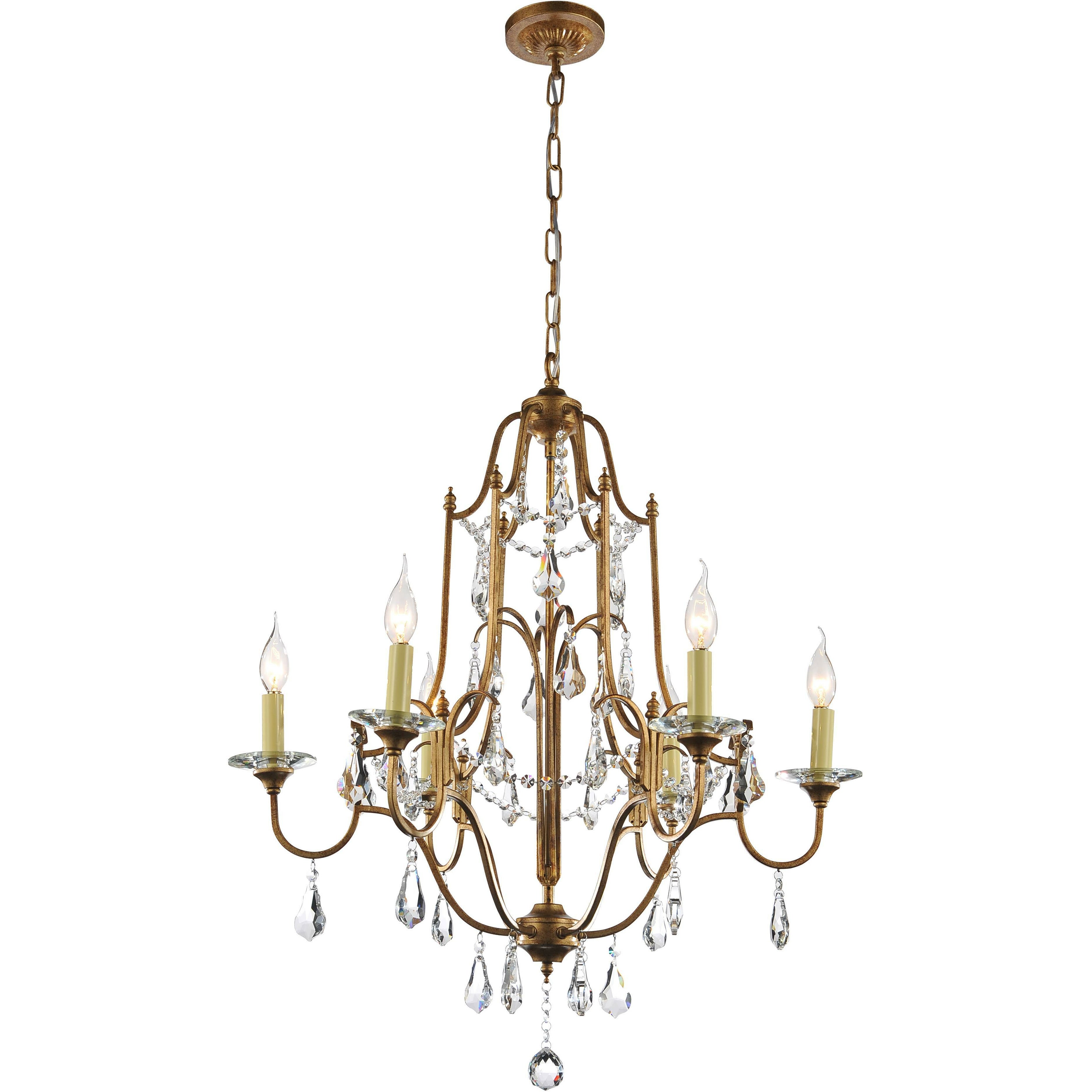 Electra Chandelier Oxidized Bronze