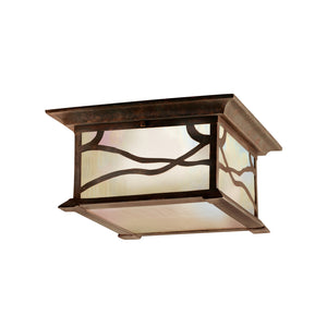 Morris Outdoor Ceiling Light Distressed Copper