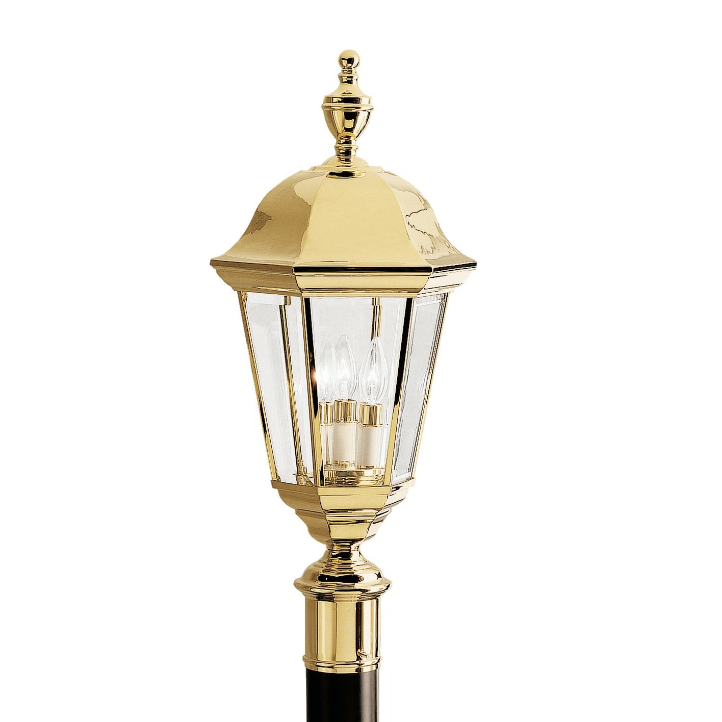 Grove Mill Post Light Polished Brass