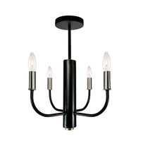 Verona 4-Light Semi Flush Mount