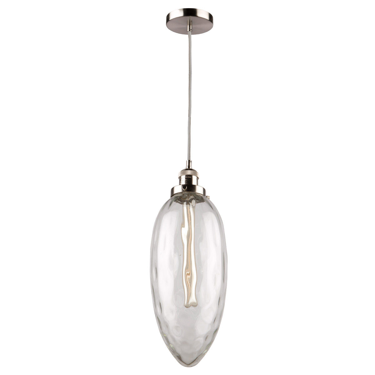 Lux Pendant Collection Mini Pendant Brushed Nickel