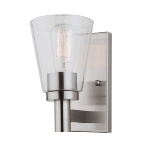 Clarence Sconce Brushed Nickel