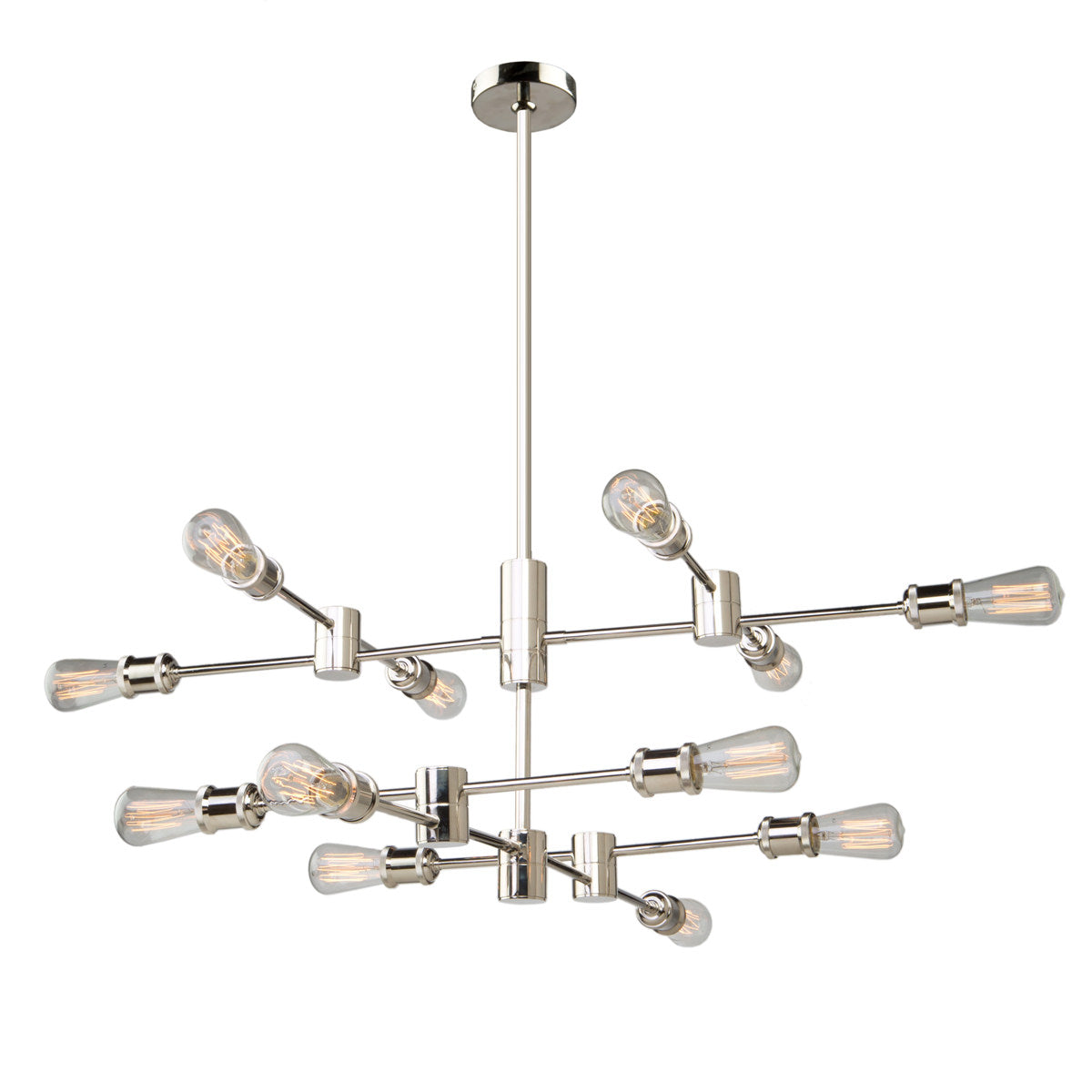 Tribeca Chandelier Polished Nickel