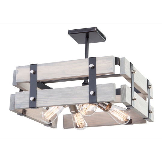 Barnyard Semi Flush Mount